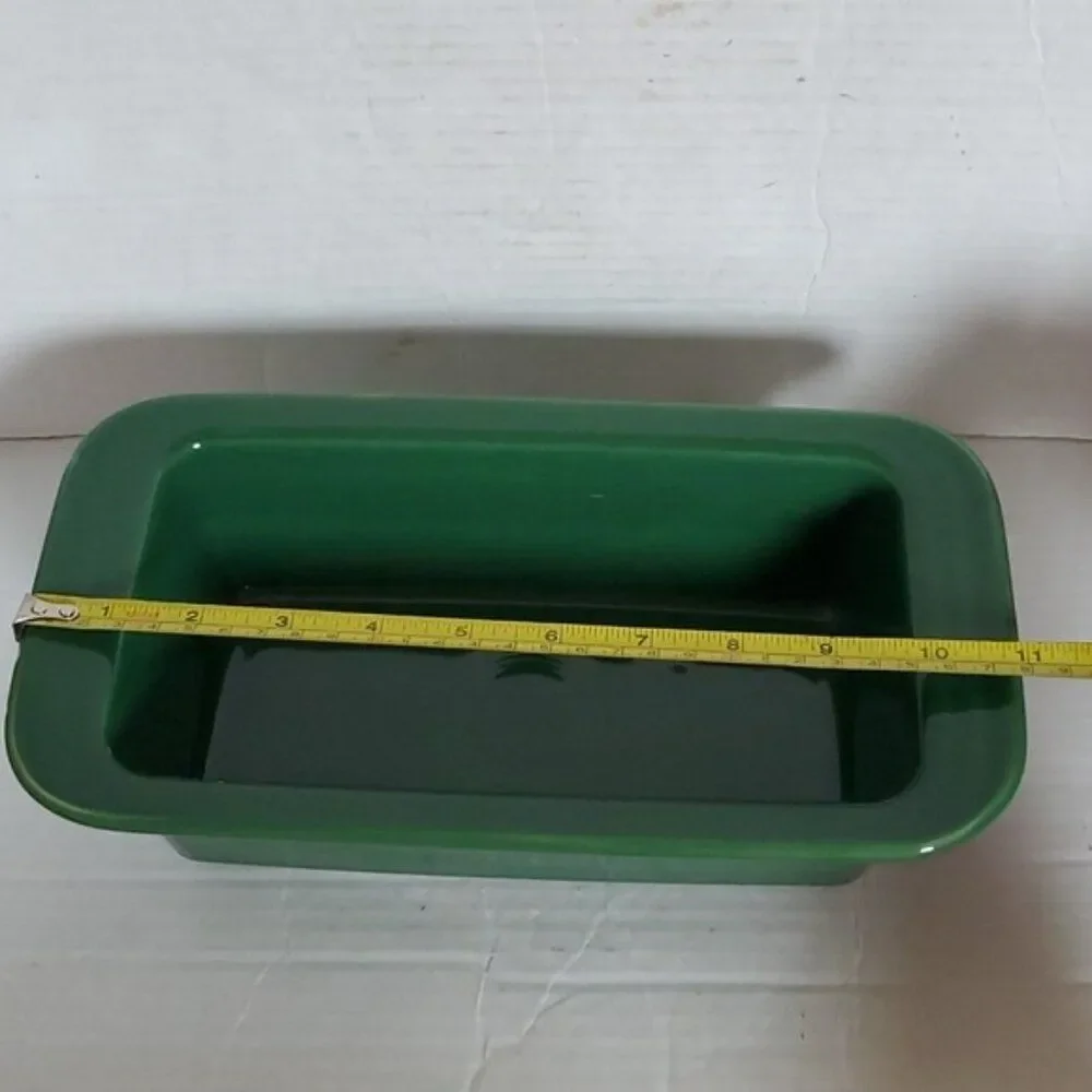 Fiestaware Fiesta Loaf Pan Baking Bakeware Bake Baker Dish Jade Green CERAMIC